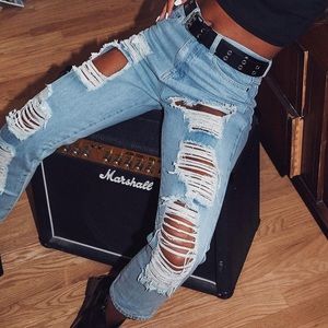 High-waisted Mom Jeans